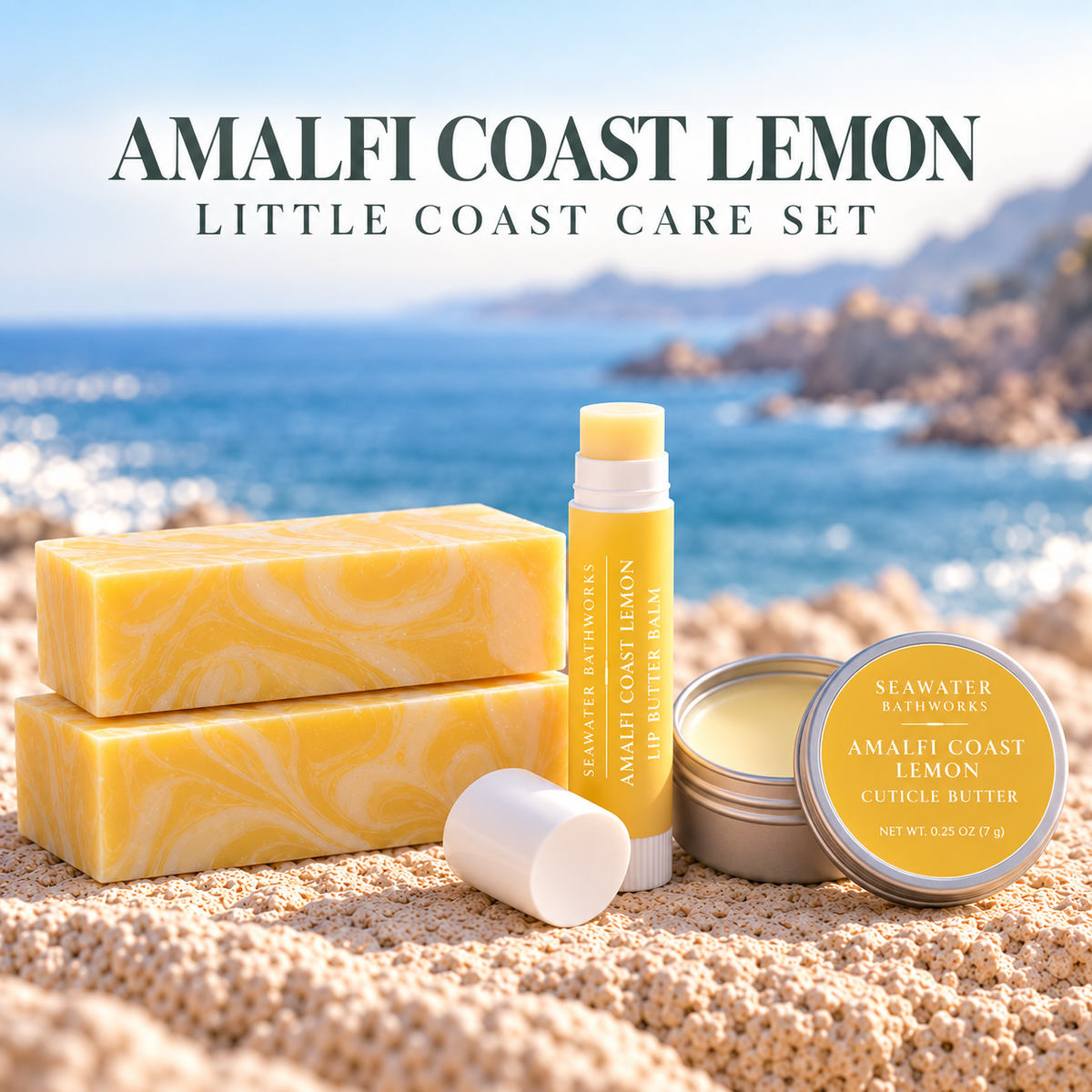 The Amalfi Coast Lemon Little Coast Care Set