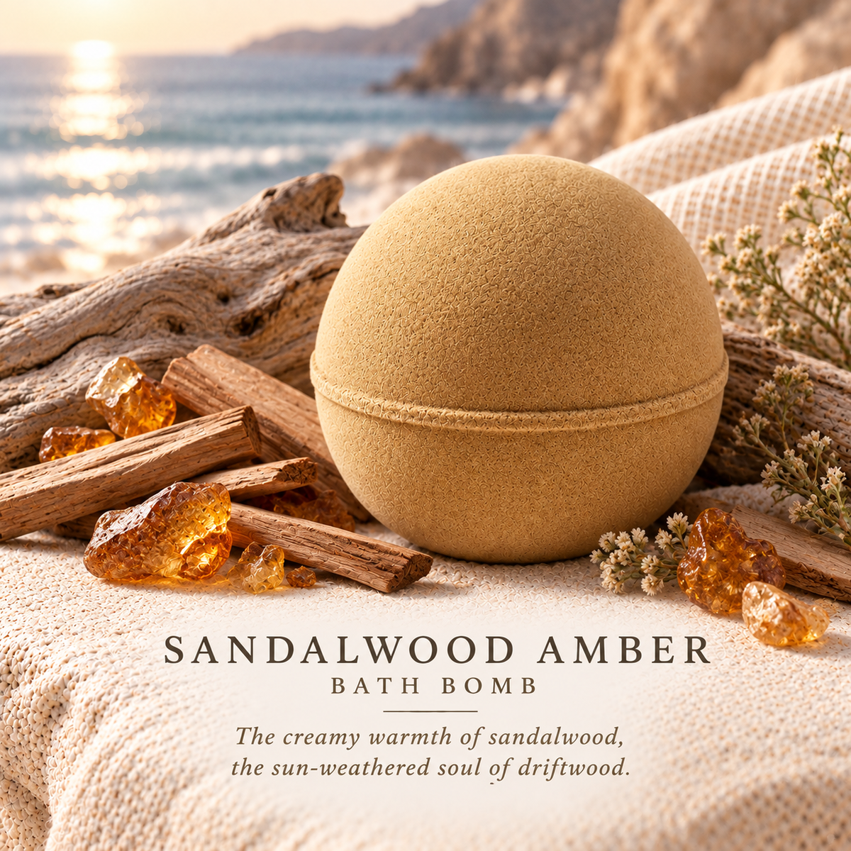 Sandalwood & Amber Bath Bomb