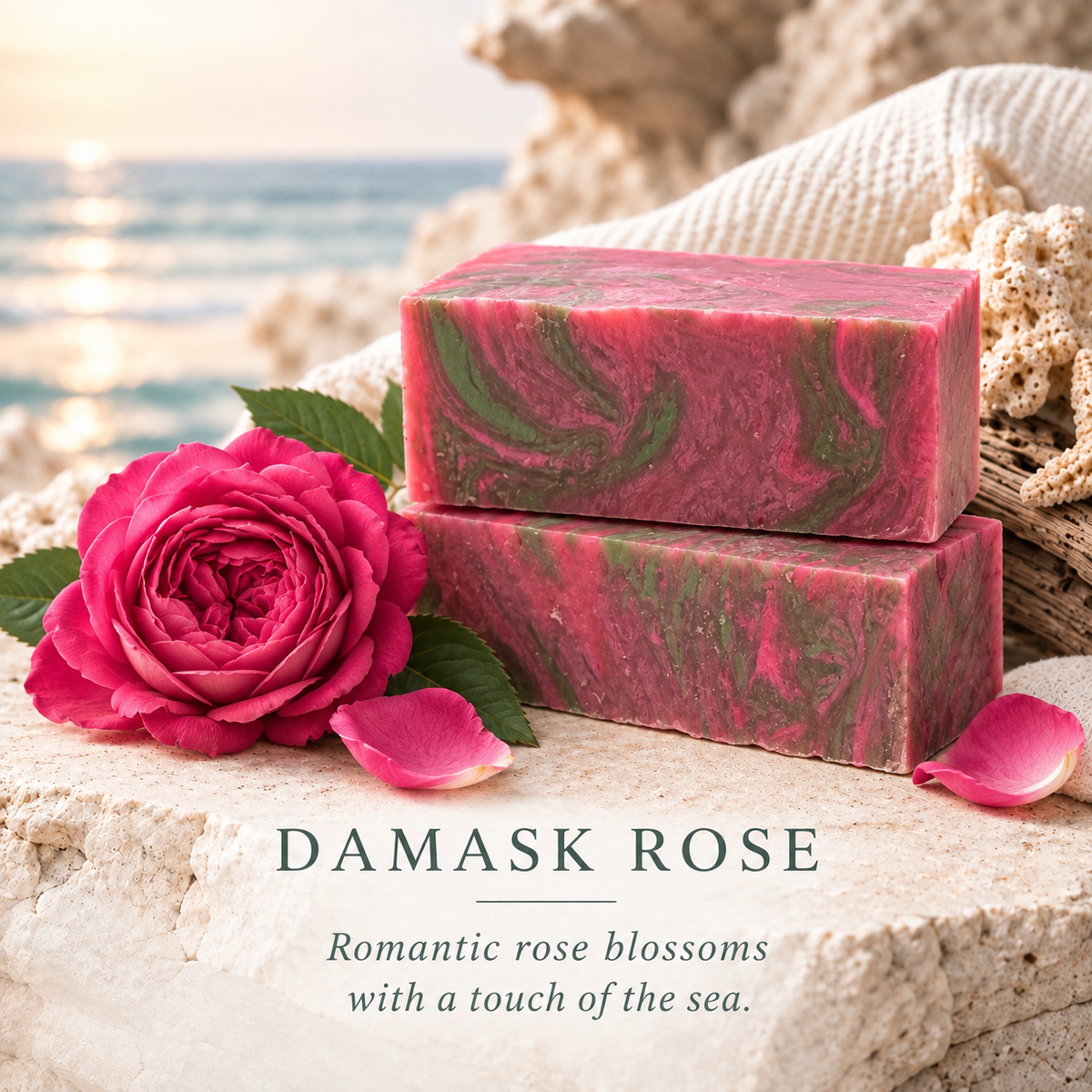 Damask Rose Butter Bar Soap