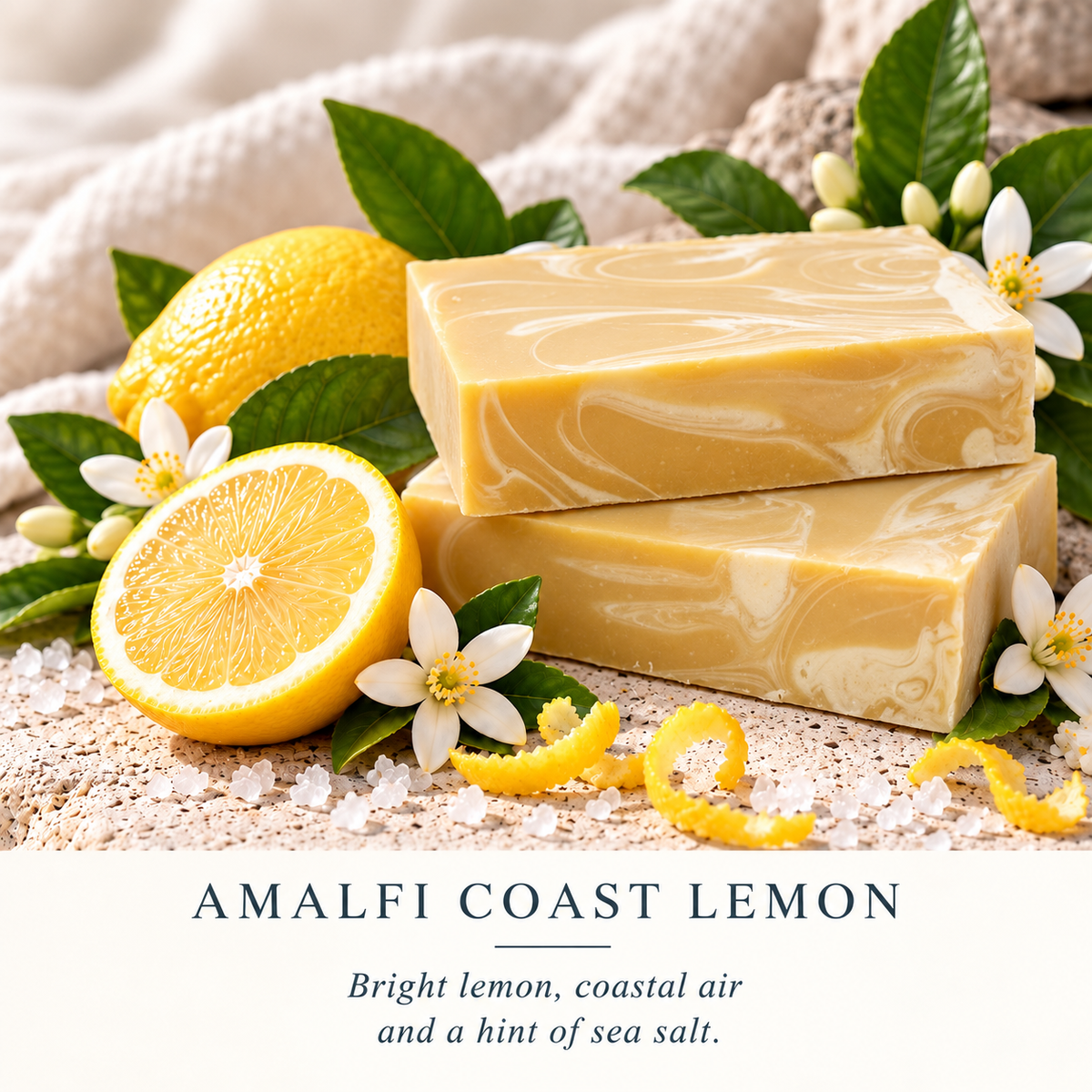 Amalfi Lemon Butter Bar Soap
