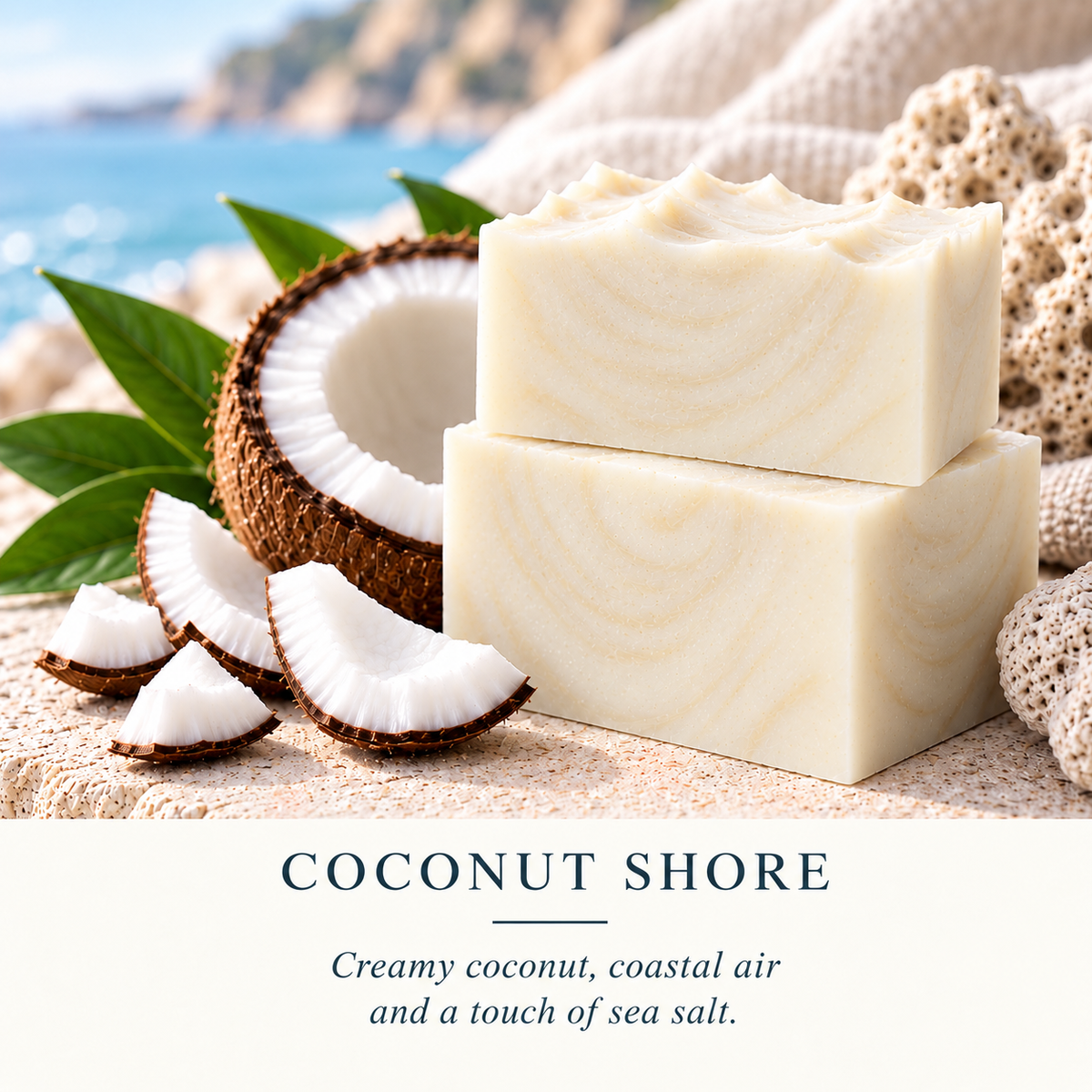 Coconut Shore Butter Bar Soap