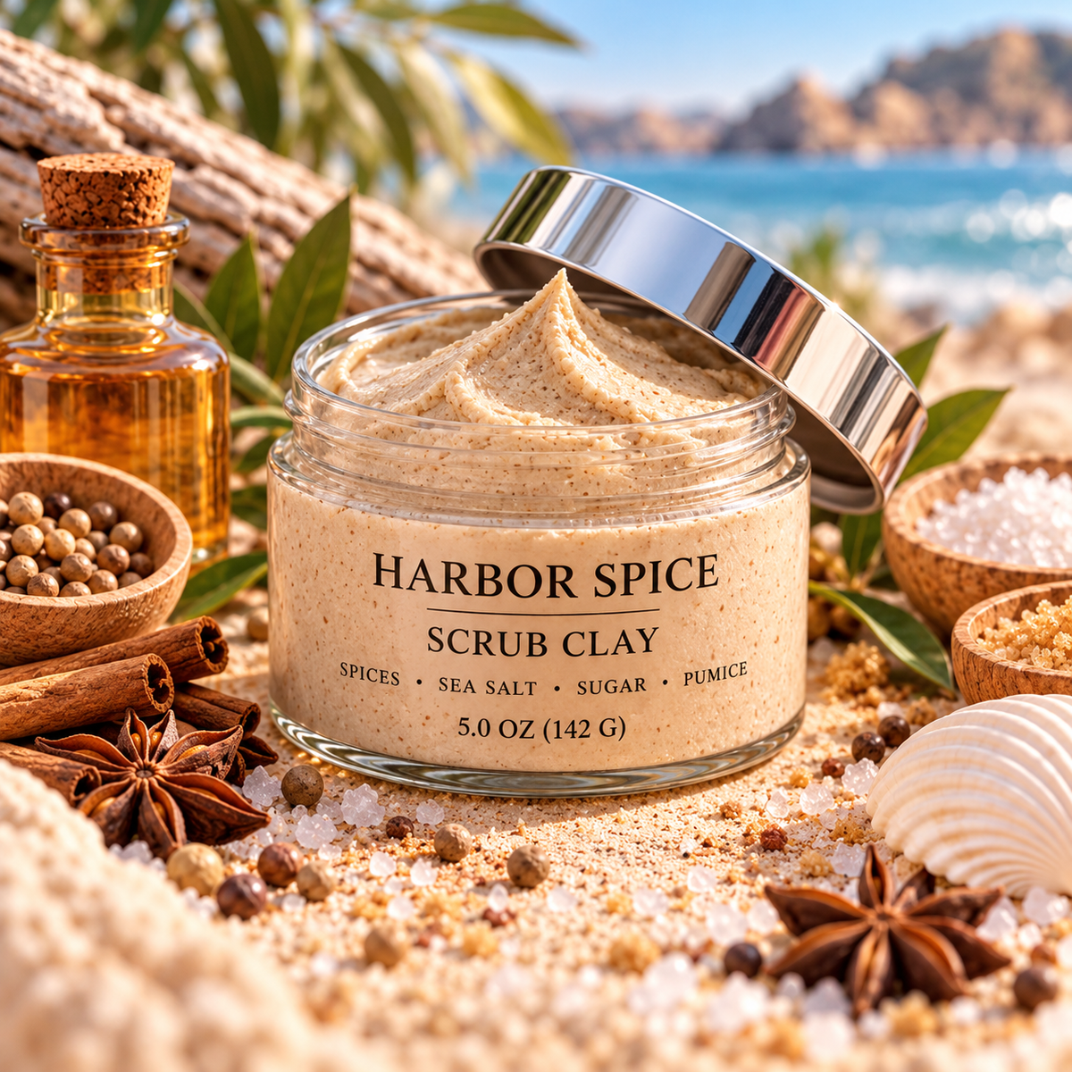 Harbor Spice Body Scrub Clay