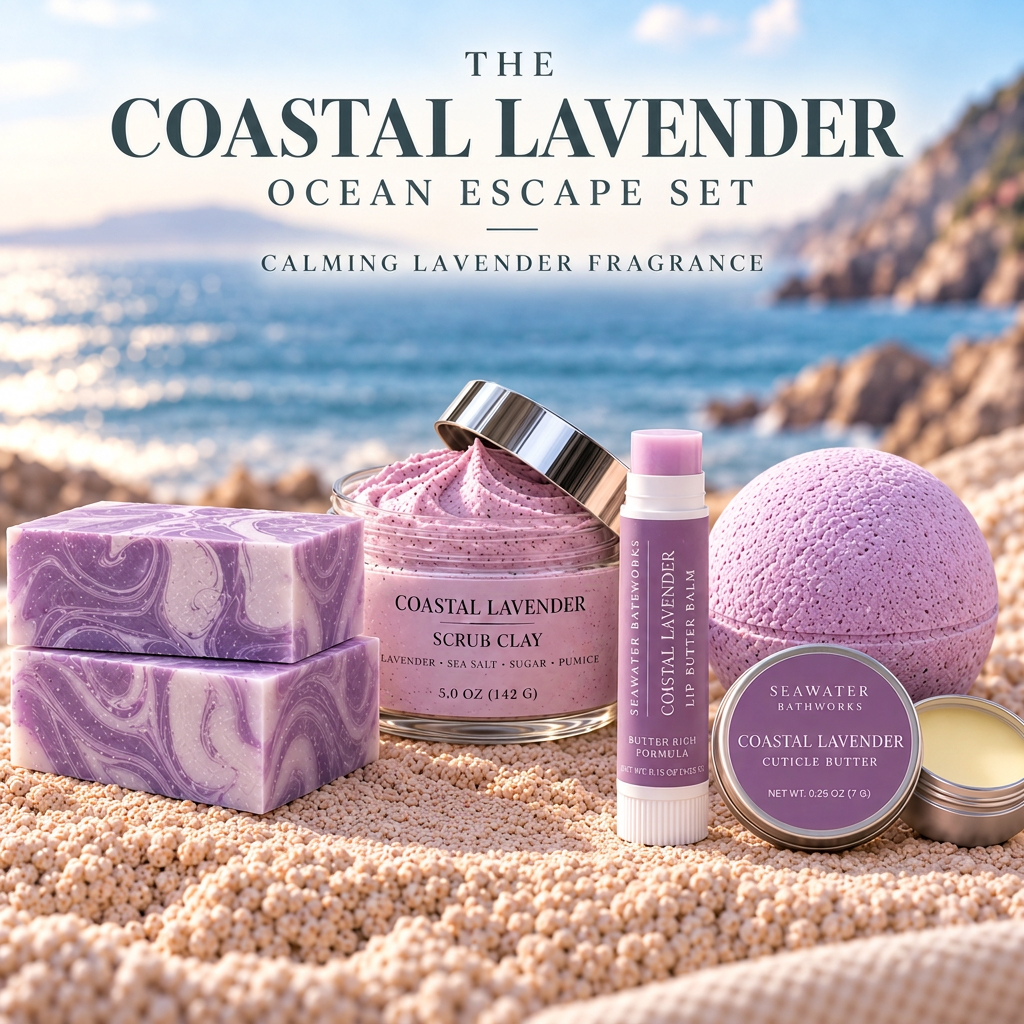 The Coastal Lavender Ocean Escape Set