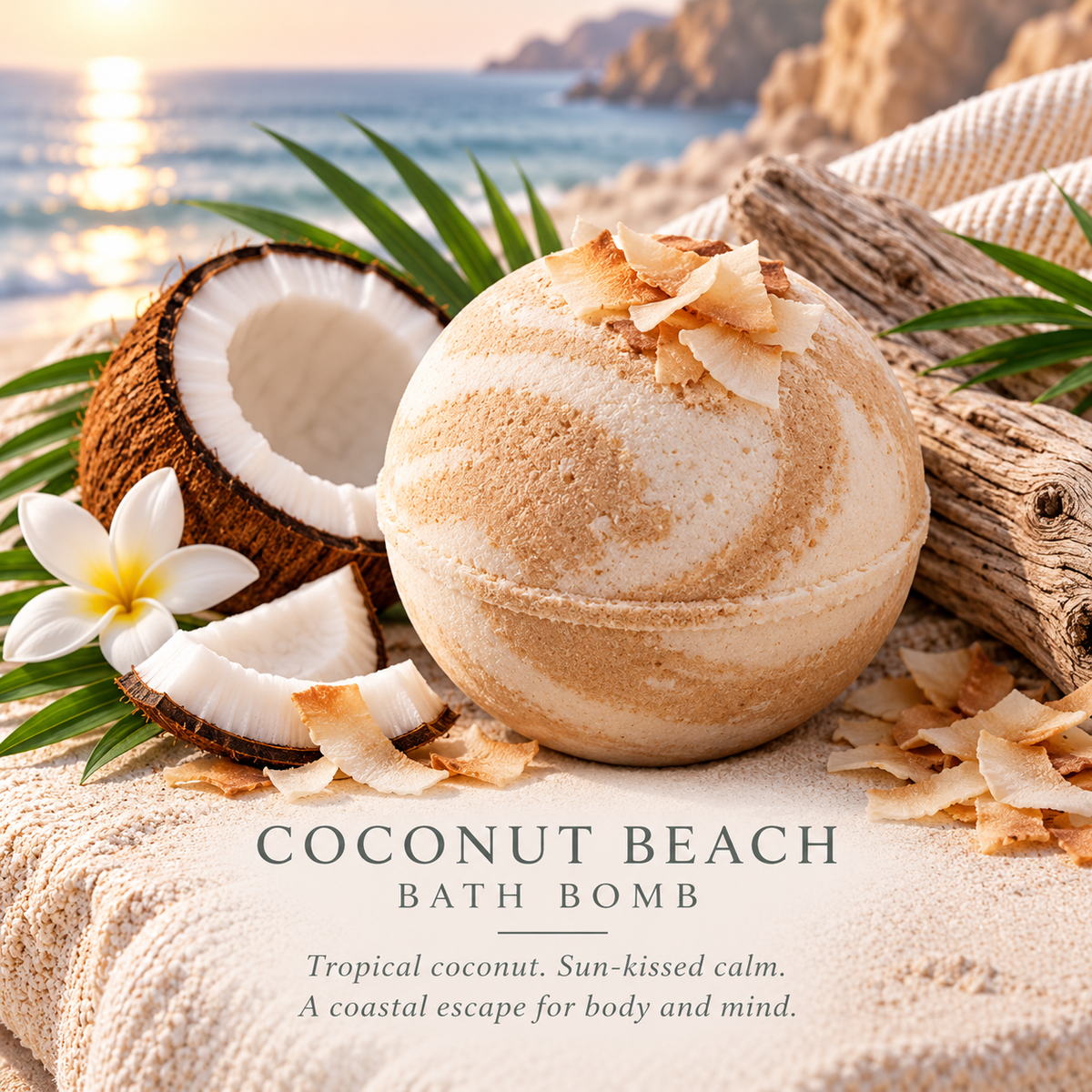 Coconut Beach Bath Bomb