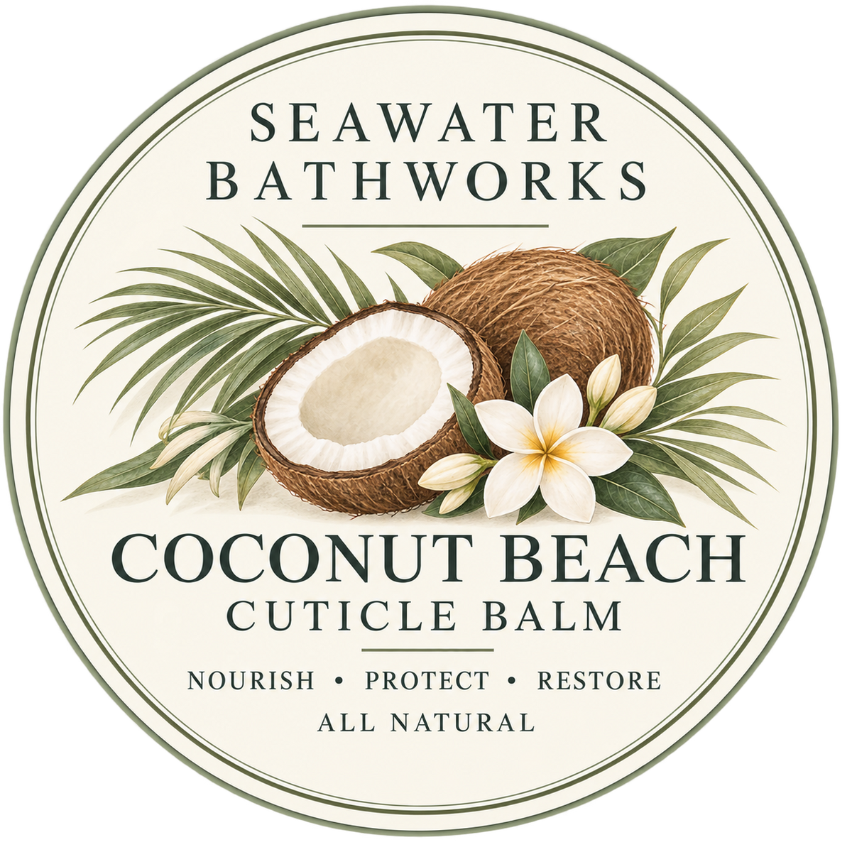Coconut Beach Cuticle Balm
