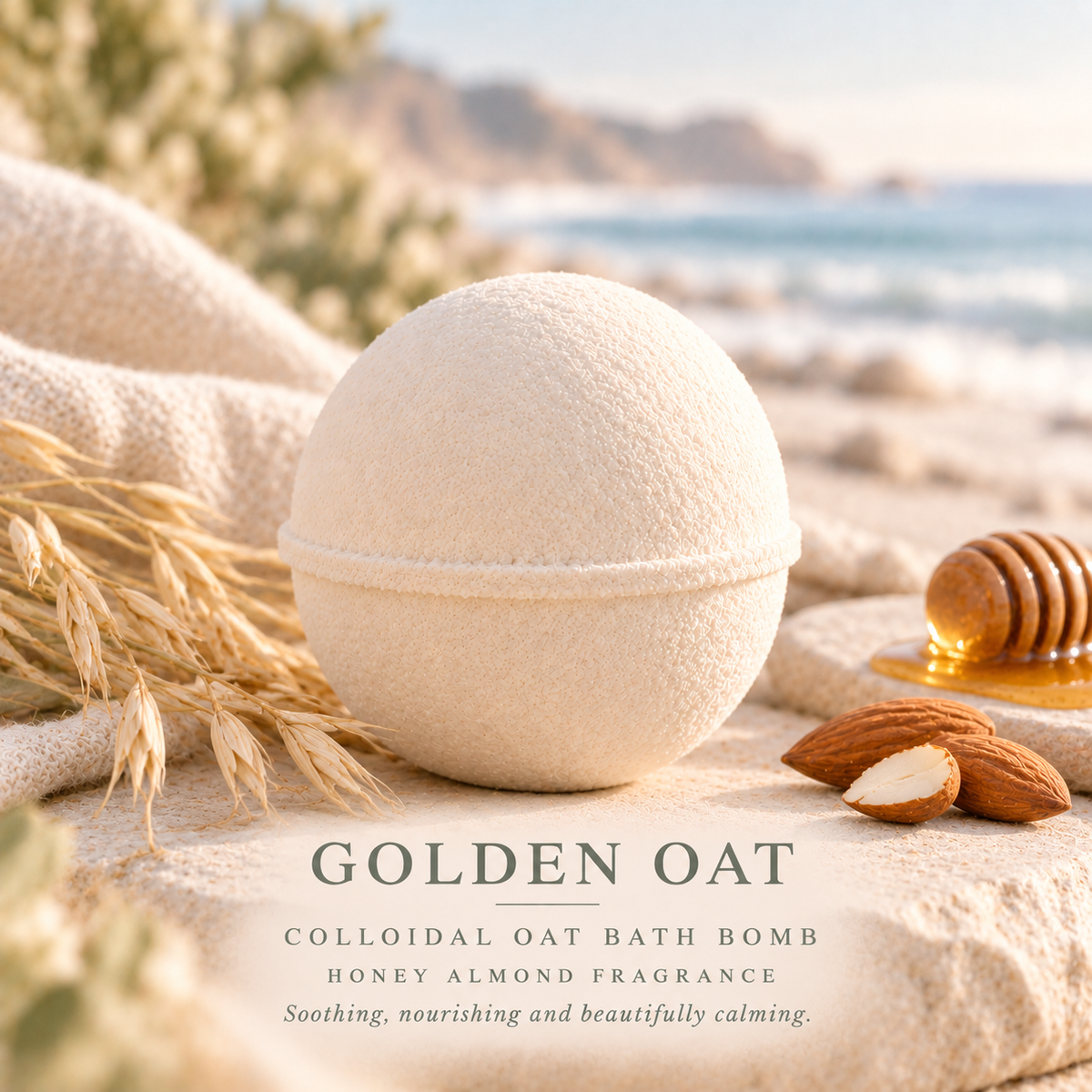 Coastal Oat Bath Bomb - Soothing