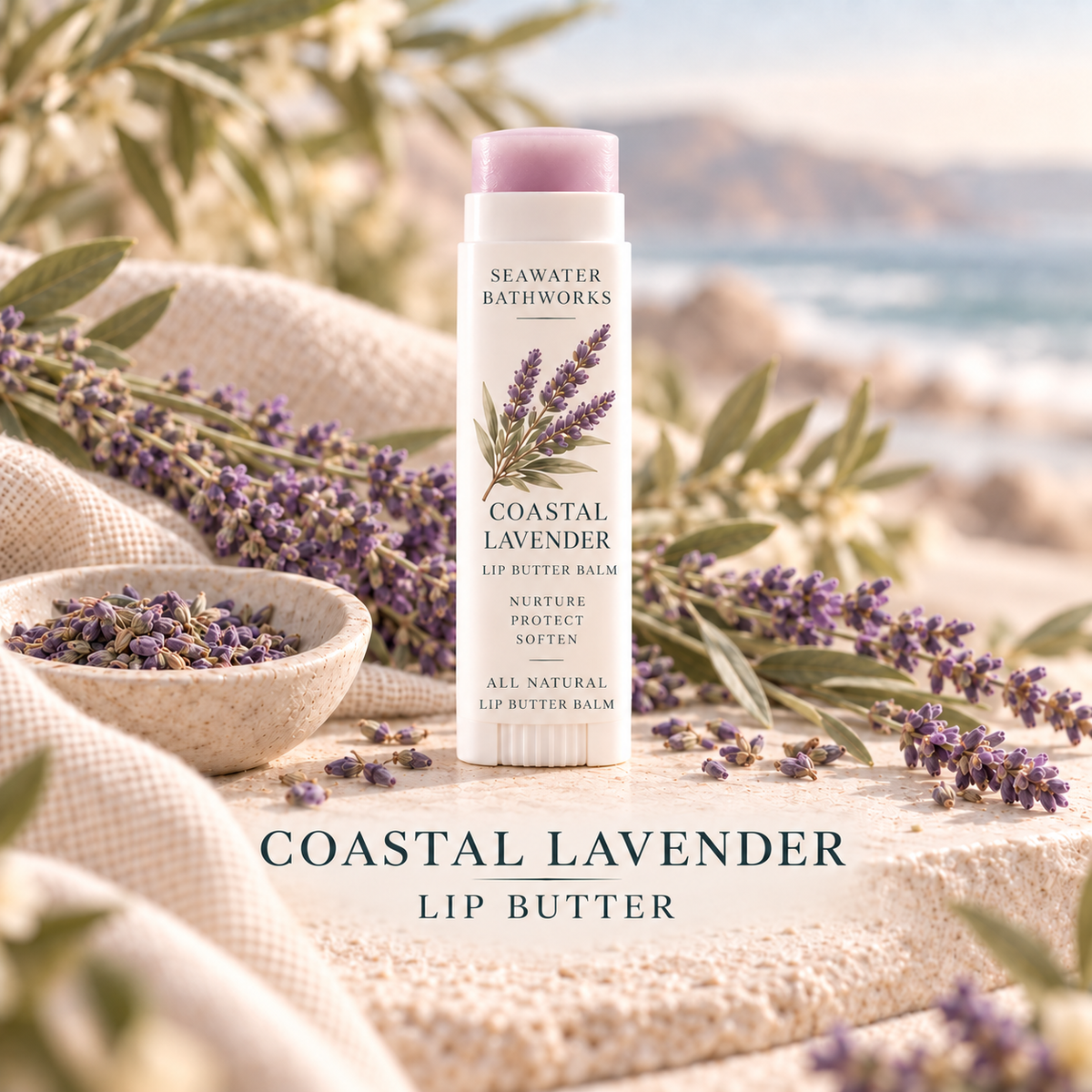 Coastal Lavender Lip Butter Balm