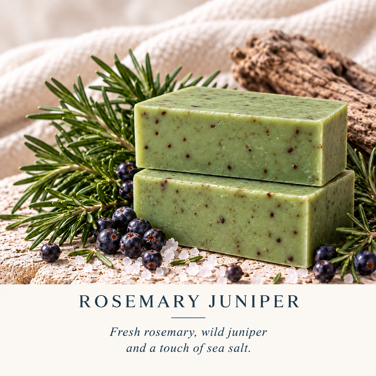 Rosemary-Juniper Butter Bar Soap