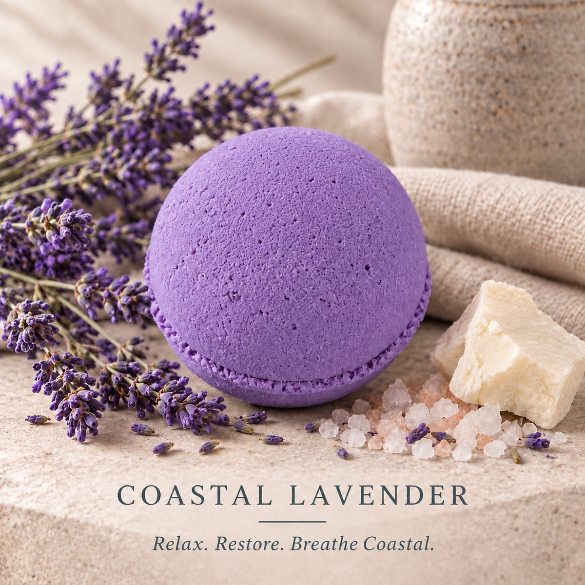 Coastal Lavender Bath Bomb