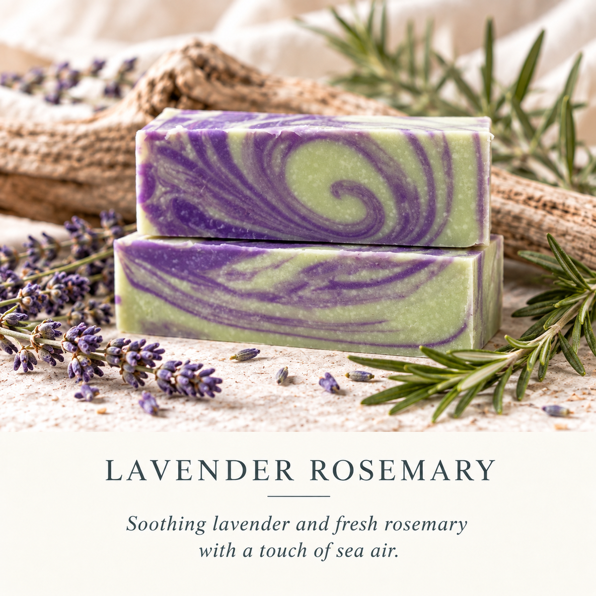 Lavender-Rosemary Butter Bar Soap