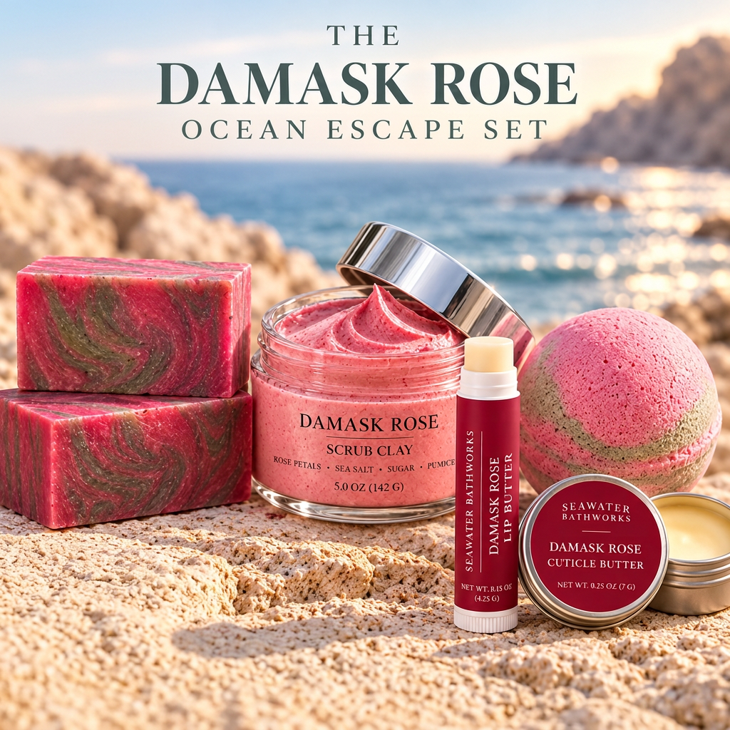 The Damask Rose Ocean Escape Set